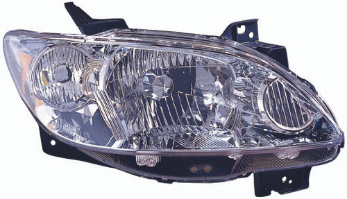 HEAD LAMP RH WO/ROCKER MOULDING HQ REPLACEMENT FOR MAZDA MPV 2005 PARTSLINK NUMBER MA2519111