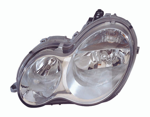 HEAD LAMP RH HALOGEN HQ REPLACEMENT FOR MERCEDES C230 2005 PARTSLINK NUMBER MB2503148