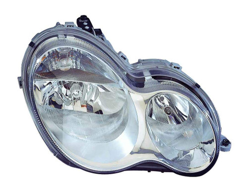 HEAD LAMP LH HALOGEN HQ REPLACEMENT FOR MERCEDES C240 2005 PARTSLINK NUMBER MB2502148