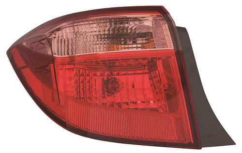 TAIL LAMP LH BULB TYPE HQ REPLACEMENT FOR TOYOTA COROLLA SEDAN 2019 PARTSLINK NUMBER  TO2804130