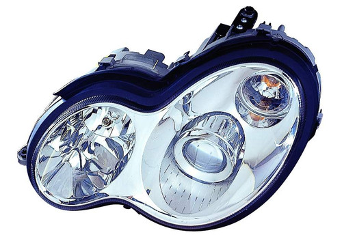 HEAD LAMP LH W/BI-XENON TYPE SDN/WGN (W/O BULB/MODULE EXCLUDE C55) HQ REPLACEMENT FOR MERCEDES C320 2005 PARTSLINK NUMBER MB2502121