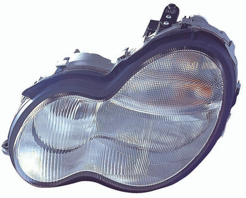 HEAD LAMP LH W/O BULB/BALLASU XENON TYPE SDN/WGN 02-07 HQ REPLACEMENT FOR MERCEDES C320 2005 PARTSLINK NUMBER MB2502149