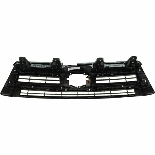 GRILLE MATTE-BLACK/GRAY W/CHROME BARS  REPLACEMENT FOR TOYOTA HIGHLANDER HYBRID 2019 PARTSLINK NUMBER  TO1200427