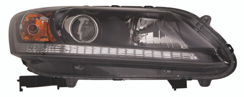 HEAD LAMP LH HALOGEN EX/LX/SPORT MODELS/2.4 LITER EX-L HQ  REPLACEMENT FOR HONDA ACCORD SEDAN 2015 PARTSLINK NUMBER  HO2502151