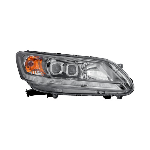 HEAD LAMP RH LED W/DRL CAPA REPLACEMENT FOR HONDA ACCORD SEDAN 2015 PARTSLINK NUMBER HO2503152C HEAD LAMP RH LED W/DRL CAPA REPLACEMENT FOR HONDA ACCORD SEDAN 2015 PARTSLINK NUMBER HO2503152C