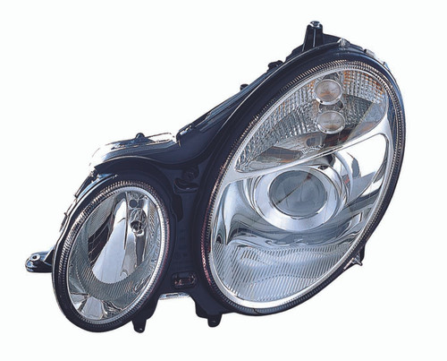 HEAD LAMP LH HALOGEN HQ REPLACEMENT FOR MERCEDES E500 2005 PARTSLINK NUMBER MB2502108