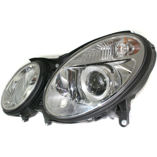 HEAD LAMP LH HALOGEN HQ REPLACEMENT FOR MERCEDES E500 2005 PARTSLINK NUMBER MB2502108