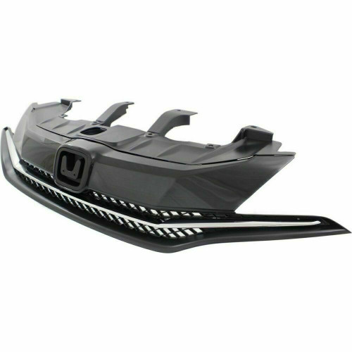 GRILLE MATTE-DK GRAY W/CHROME MLDG EXCLUDE SI REPLACEMENT FOR HONDA CIVIC COUPE 2015 PARTSLINK NUMBER HO1200221 GRILLE MATTE-DK GRAY W/CHROME MLDG EXCLUDE SI REPLACEMENT FOR HONDA CIVIC COUPE 2015 PARTSLINK NUMBER HO1200221