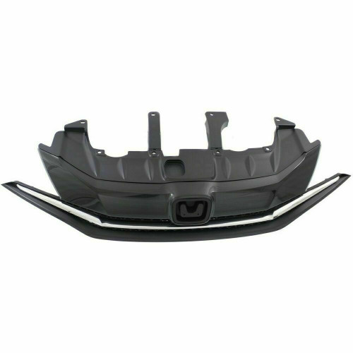 GRILLE MATTE-DK GRAY W/CHROME MLDG EXCLUDE SI REPLACEMENT FOR HONDA CIVIC COUPE 2015 PARTSLINK NUMBER HO1200221 GRILLE MATTE-DK GRAY W/CHROME MLDG EXCLUDE SI REPLACEMENT FOR HONDA CIVIC COUPE 2015 PARTSLINK NUMBER HO1200221