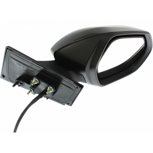 DOOR MIRROR RH POWER HEATED W/O BLIND SPOT MATTE BLACK COVER   REPLACEMENT FOR TOYOTA PRIUS 2019 PARTSLINK NUMBER   TO1321354