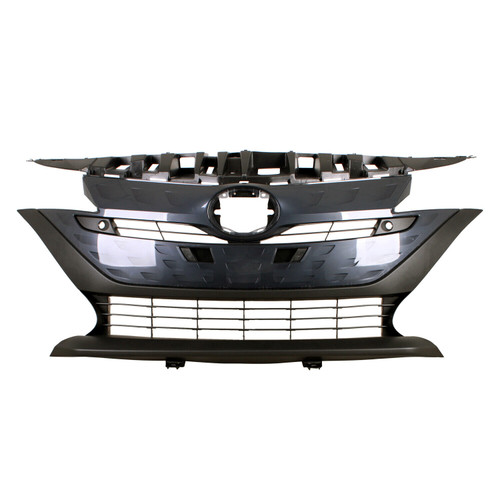 GRILLE FR DARK GRAY MOLDING W/SENSOR REPLACEMENT FOR TOYOTA PRIUS PRIME 2019 PARTSLINK NUMBER    TO1200435