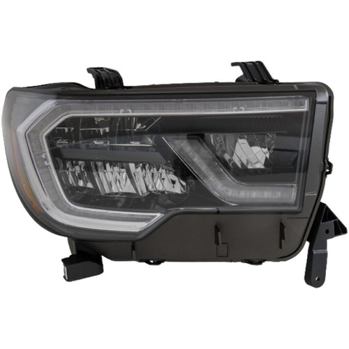 HEAD LAMP RH EXCLUDE PLATINUM HQ REPLACEMENT FOR TOYOTA SEQUOIA 2019 PARTSLINK NUMBER TO2503267