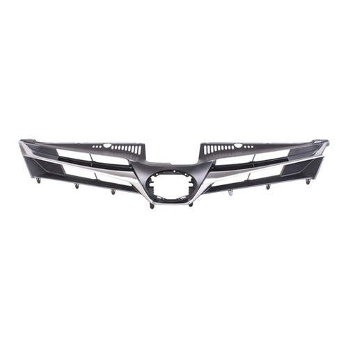 GRILLE MATTE BLACK W/CHROME MOULDING BASE/L/CE MODEL   REPLACEMENT FOR TOYOTA SIENNA 2019 PARTSLINK NUMBER TO1200433