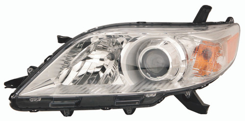 HEAD LAMP LH HALOGEN BASE/L/LE/XLE/LIMITED MODEL CAPA   REPLACEMENT FOR TOYOTA SIENNA 2019 PARTSLINK NUMBER TO2502199C