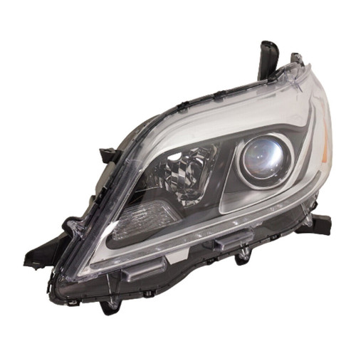 HEAD LAMP LH HID CHROME BEZEL CAPA   REPLACEMENT FOR TOYOTA SIENNA 2019 PARTSLINK NUMBER TO2518154C