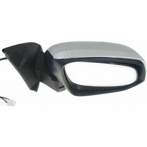 DOOR MIRROR RH POWER HTD CHROME W/SIGNAL /MANUAL FOLD W/O BLIND SPOT  REPLACEMENT FOR TOYOTA TACOMA PICKUP 2WD 2019 PARTSLINK NUMBER TO1321353