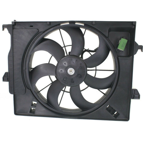 COOLING FAN ASSY ACCENT / RIO MODELS W/ AUTO TRANSMISSION / FOR VELOSTER MODELS W/O TURBO (ALL TRANSMISSIONS)  REPLACEMENT FOR HYUNDAI ACCENT HATCHBACK 2015 PARTSLINK NUMBER  HY3115136