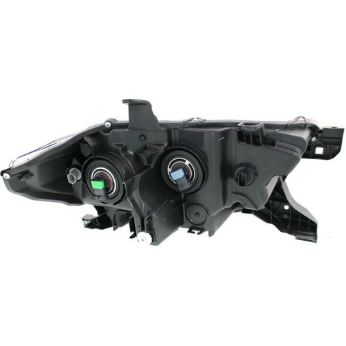 HEAD LAMP LH HALOGEN BLACK/CHROME BEZEL W/O LED DRL HQ  REPLACEMENT FOR TOYOTA TACOMA PICKUP 2WD 2019 PARTSLINK NUMBER TO2502243