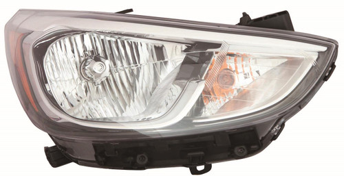 HEAD LAMP RH HALOGEN W/O LED CAPA  REPLACEMENT FOR HYUNDAI ACCENT HATCHBACK 2015 PARTSLINK NUMBER  HY2503192C