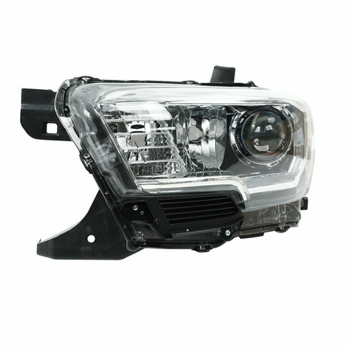 HEAD LAMP LH W/LED FOG LAMP BLACK BEZEL  REPLACEMENT FOR TOYOTA TACOMA PICKUP 2WD 2019 PARTSLINK NUMBER TO2502254U