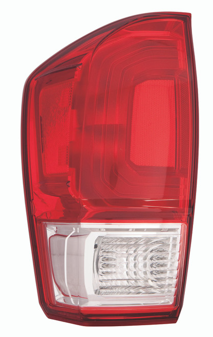 TAIL LAMP LH RED BEZEL BASE/SR/SR5/SR+  REPLACEMENT FOR TOYOTA TACOMA PICKUP 2WD 2019 PARTSLINK NUMBER TO2800197U