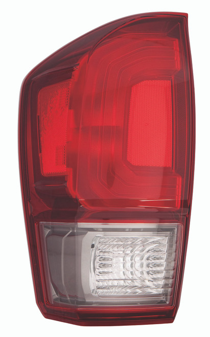 TAIL LAMP LH RED/SMOKED BEZEL TRD SPORT/TRD OFF ROAD CAPA  REPLACEMENT FOR TOYOTA TACOMA PICKUP 2WD 2019 PARTSLINK NUMBER TO2800198C