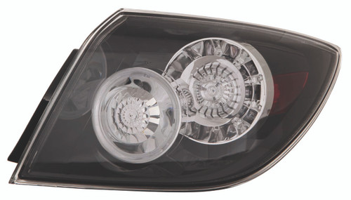TAIL LAMP LH HB LED TYPE HQ REPLACEMENT FOR MAZDA MAZDA 3 2008 PARTSLINK NUMBER  MA2800135