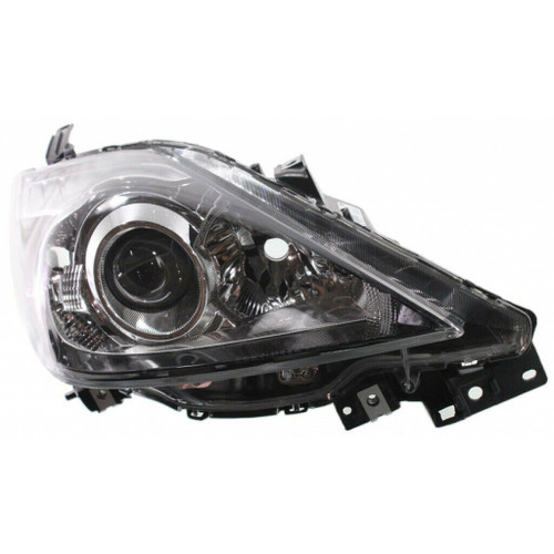 HEAD LAMP RH HALOGEN BLACK BEZEL CAPA REPLACEMENT FOR MAZDA MAZDA 5 2008 PARTSLINK NUMBER  MA2519128C