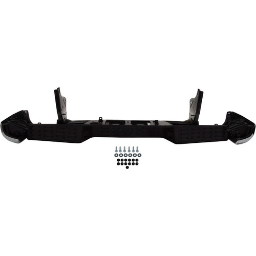 BUMPER RR ASSY W/O TOWING HOOK W/SENSOR HOLE CHROME REPLACEMENT FOR TOYOTA TACOMA PICKUP 4WD 2019 PARTSLINK NUMBER  TO1103127