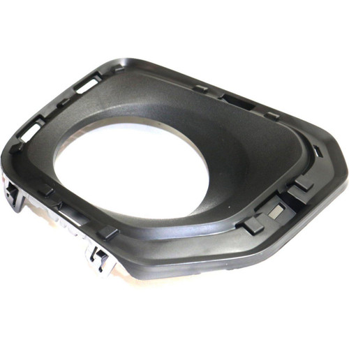 FOG LAMP BEZEL FR RH TEXTURED BLACK W/ SEPARATE CHROME TRIM LTD MODEL  REPLACEMENT FOR TOYOTA TACOMA PICKUP 4WD 2019 PARTSLINK NUMBER  	TO1039187