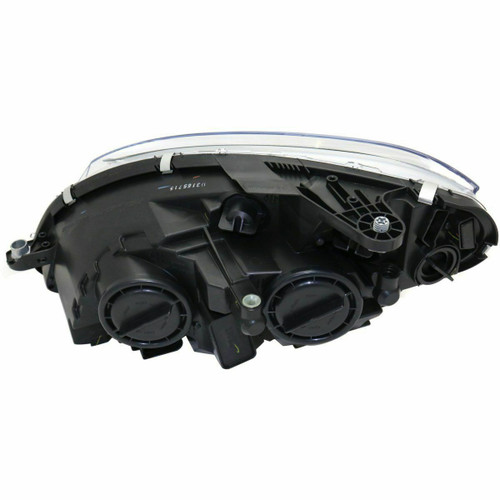 HEAD LAMP RH HALOGEN BLACK HOUSING HQ REPLACEMENT FOR MERCEDES C230 2008 PARTSLINK NUMBER  MB2503185