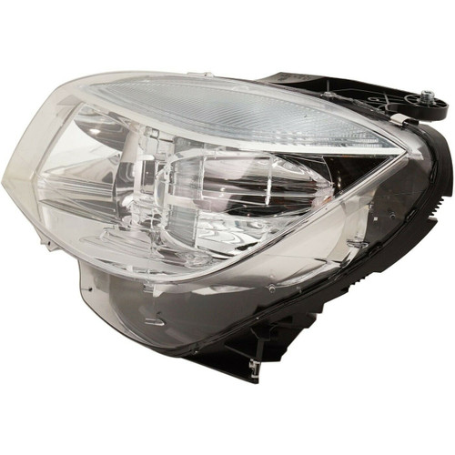 HEAD LAMP LH W/CHROME RING FROM 09/02/2007 CAPA REPLACEMENT FOR MERCEDES C300 2008 PARTSLINK NUMBER  MB2502163C