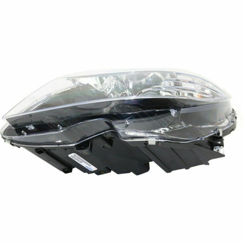 HEAD LAMP LH HALOGEN BLACK HOUSING HQ REPLACEMENT FOR MERCEDES C350 2008 PARTSLINK NUMBER  MB2502185