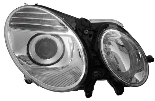 HEAD LAMP LH HALOGEN CAPA REPLACEMENT FOR MERCEDES E63 AMG 2008 PARTSLINK NUMBER  MB2500100C