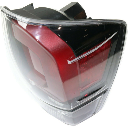 TAIL LAMP RH BLACK BEZEL CAPA  REPLACEMENT FOR TOYOTA  TACOMA PICKUP 4WD 2019 PARTSLINK NUMBER TO2801201C