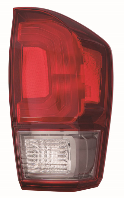 TAIL LAMP RH RED/SMOKED BEZEL TRD SPORT/TRD OFF ROAD CAPA  REPLACEMENT FOR TOYOTA  TACOMA PICKUP 4WD 2019 PARTSLINK NUMBER  TO2801198C