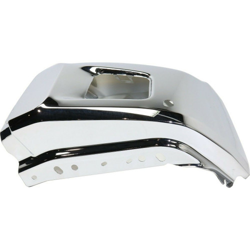 BUMPER END FR RH W/SENSOR HOLE CHROME REPLACEMENT FOR  TOYOTA  TUNDRA 4WD 2019 PARTSLINK NUMBER  	TO1005185