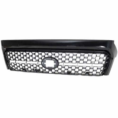 GRILLE FR PTD FRAME W/GRAY HONEYCOMB CENTER / ROUND EMBLEM REPLACEMENT FOR TOYOTA TUNDRA 4WD 2019 PARTSLINK NUMBER TO1200452 GRILLE FR PTD FRAME W/GRAY HONEYCOMB CENTER / ROUND EMBLEM REPLACEMENT FOR TOYOTA TUNDRA 4WD 2019 PARTSLINK NUMBER TO1200452