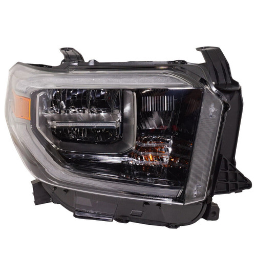 HEAD LAMP RH LED DRL W/SMOKED LENS CAPA REPLACEMENT FOR TOYOTA TUNDRA 4WD 2019 PARTSLINK NUMBER TO2503263C HEAD LAMP RH LED DRL W/SMOKED LENS CAPA REPLACEMENT FOR TOYOTA TUNDRA 4WD 2019 PARTSLINK NUMBER TO2503263C