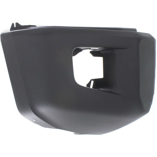 BUMPER END FR RH MATTE-DK GRAY W/O SENSOR HOLE SR MODEL REPLACEMENT FOR  TOYOTA TUNDRA RWD 2019 PARTSLINK NUMBER    TO1005182