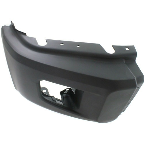 BUMPER END FR RH MATTE-DK GRAY W/O SENSOR HOLE SR MODEL REPLACEMENT FOR  TOYOTA TUNDRA RWD 2019 PARTSLINK NUMBER    TO1005182