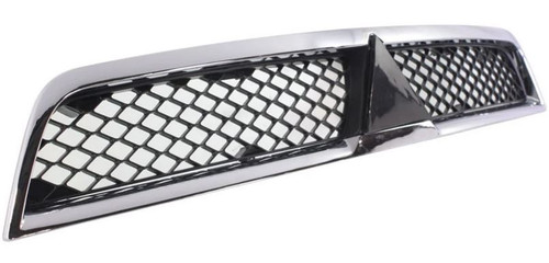 GRILLE CHROME/BLACK EXCLUDE EVOLUTION MODELS REPLACEMENT FOR MITSUBISHI LANCER  2008 PARTSLINK NUMBER  MI1200255