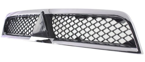 GRILLE CHROME/BLACK EXCLUDE EVOLUTION MODELS REPLACEMENT FOR MITSUBISHI LANCER  2008 PARTSLINK NUMBER  MI1200255U