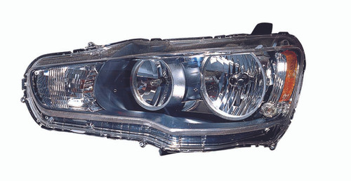 HEAD LAMP RH HALOGEN TO NOV 01 2008 CAPA REPLACEMENT FOR MITSUBISHI LANCER 2008 PARTSLINK NUMBER MI2503139C HEAD LAMP RH HALOGEN TO NOV 01 2008 CAPA REPLACEMENT FOR MITSUBISHI LANCER 2008 PARTSLINK NUMBER MI2503139C