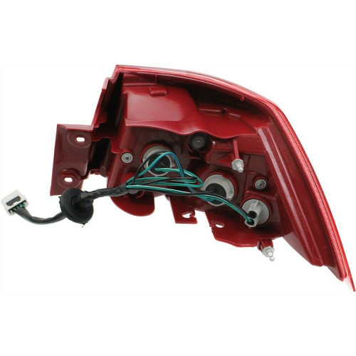 TAIL LAMP LH RED BEZEL CAPA REPLACEMENT FOR MITSUBISHI LANCER  2008 PARTSLINK NUMBER  MI2804100C