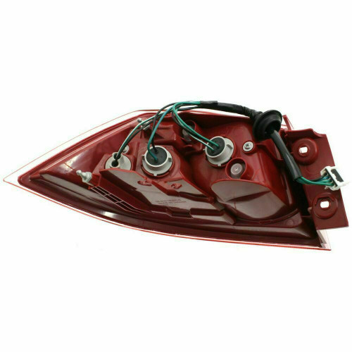 TAIL LAMP RH RED BEZEL CAPA REPLACEMENT FOR MITSUBISHI LANCER  2008 PARTSLINK NUMBER  MI2805100C