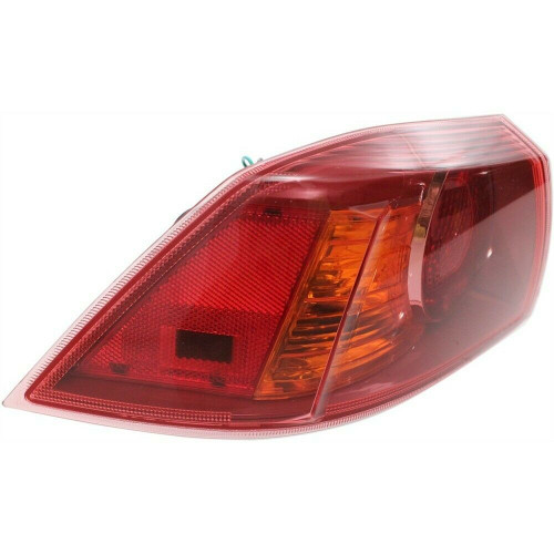 TAIL LAMP LH RED BEZEL HQ REPLACEMENT FOR MITSUBISHI LANCER  2008 PARTSLINK NUMBER  MI2804100