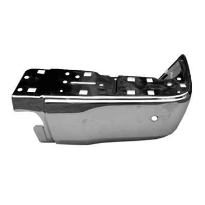 BUMPER END RR LH CHROME W/SENSOR HOLE CAPA REPLACEMENT FOR  TOYOTA TUNDRA RWD 2019 PARTSLINK NUMBER    TO1104124C