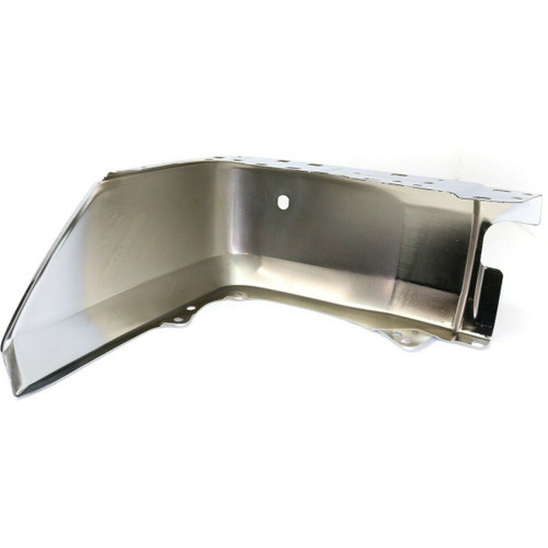 BUMPER END RR RH W/SENSOR HOLE CHROME REPLACEMENT FOR  TOYOTA TUNDRA RWD 2019 PARTSLINK NUMBER    TO1105124