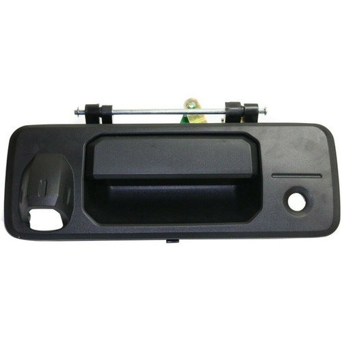 DOOR HANDLE TAIL GATE OUTSIDE W/KEY/CAMERA HOLE TEXTURE BLACK REPLACEMENT FOR  TOYOTA TUNDRA RWD 2019 PARTSLINK NUMBER    	TO1915118